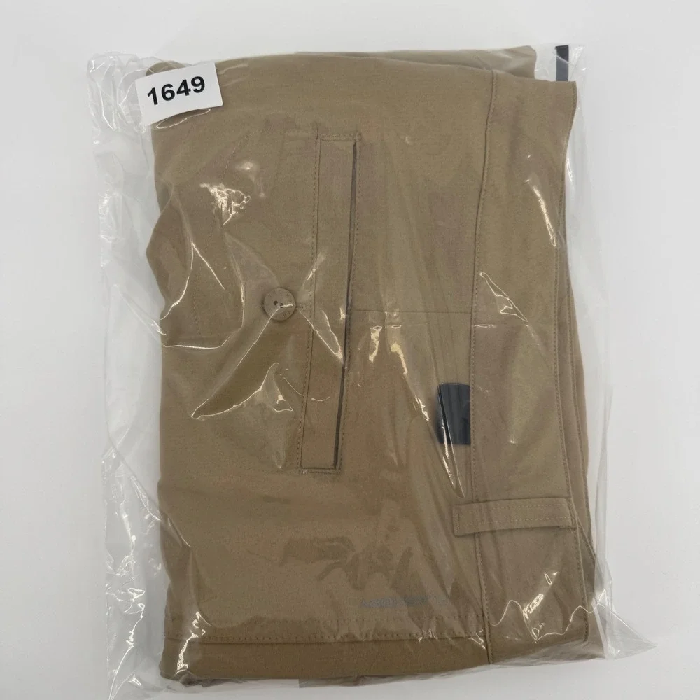 The North Face Mens 38 FlashDry Hiking Shorts Khaki Tan Stretch Cargo Outdoor
